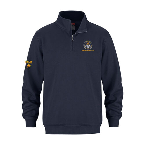 NSC Emblem Flux Unisex Printed Quarter Zip Thumbnail
