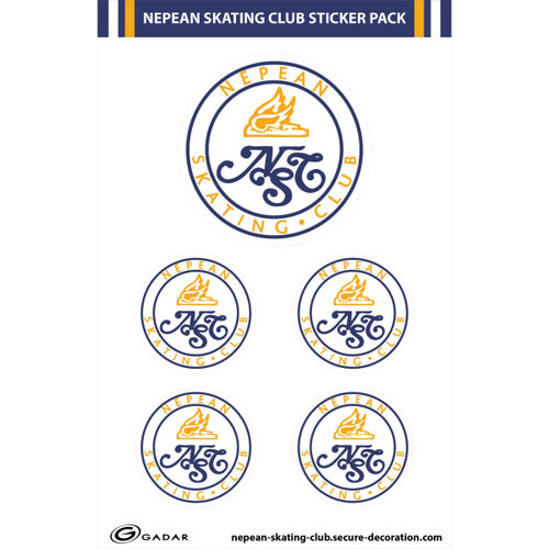 Nepean Skating Club Sticker Pack Thumbnail